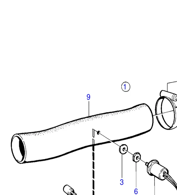 1140665 — Flexible d'échappeme exploded diagram