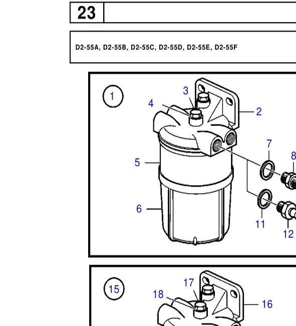3581078 — Cartouche de filtre exploded diagram