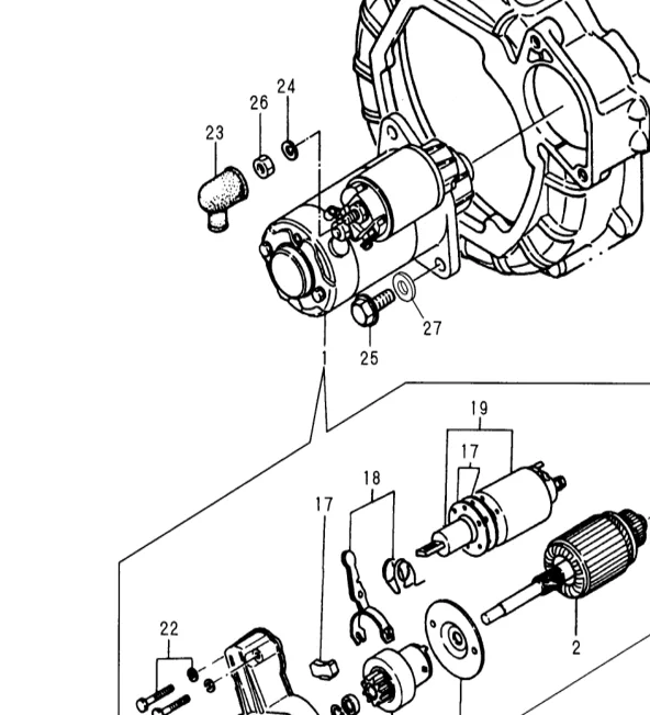 128170-77010 — STARTER exploded diagram