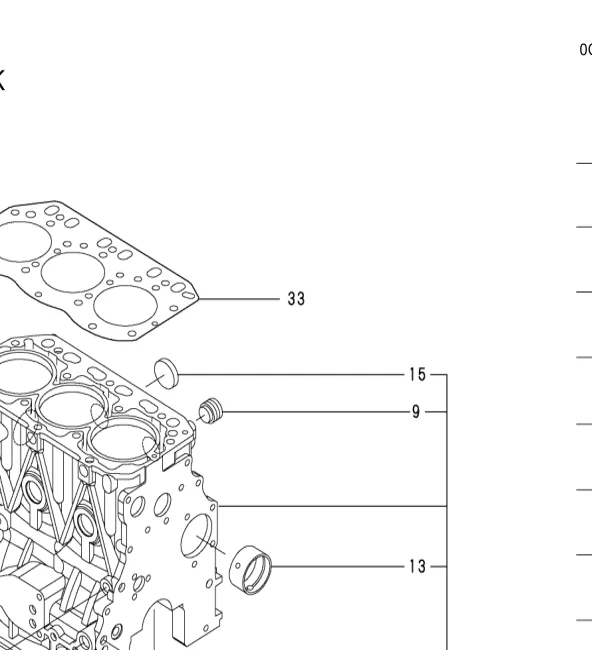 129001-01340 — GASKET, HEAD exploded diagram