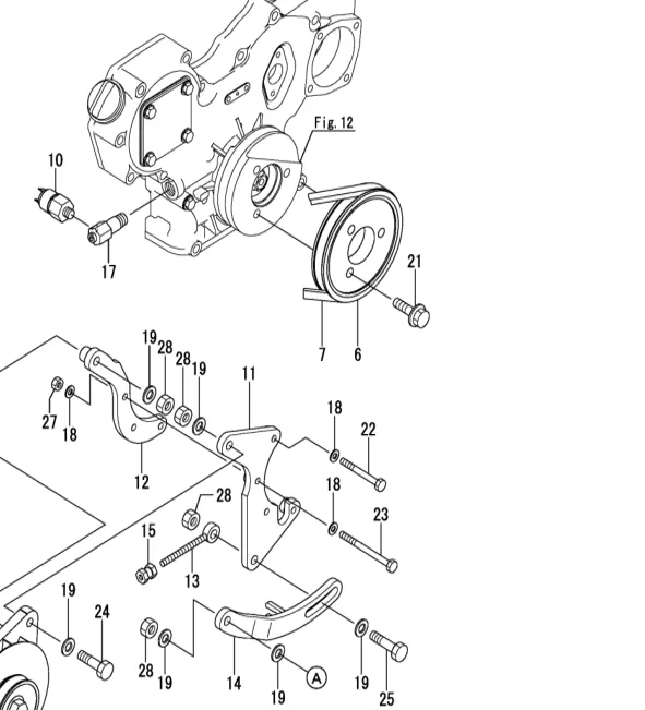 129271-77260 — BELT,6PK1060 exploded diagram
