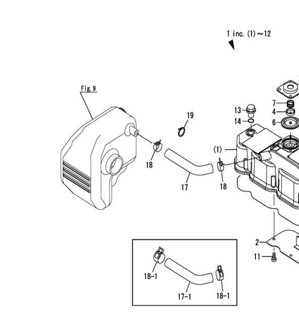 129410-03990 — CLIP exploded diagram