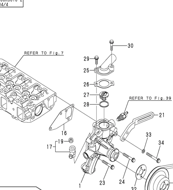 129470-49801 — THERMOSTAT, 76.5 exploded diagram