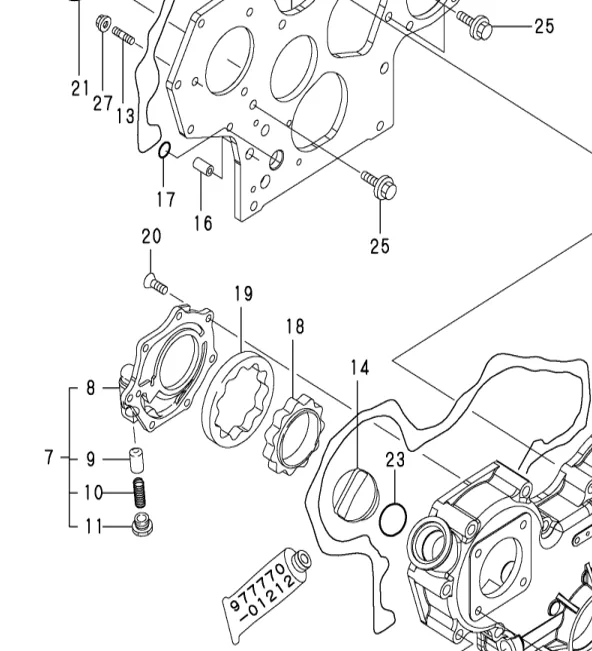 129508-32111 — ROTOR, INNER exploded diagram