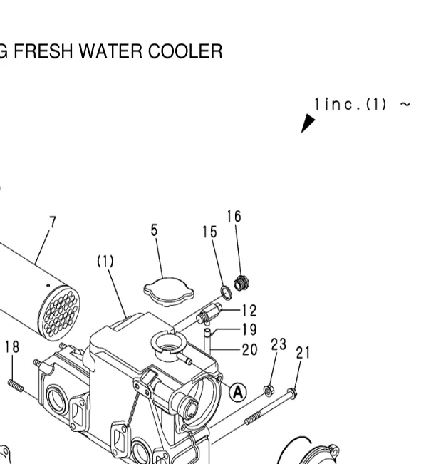 23414-170000 — GASKET, 17X1.0 exploded diagram