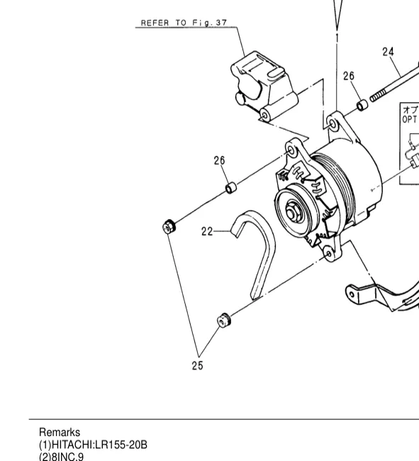 25132-003100 — V-BELT, A31 exploded diagram