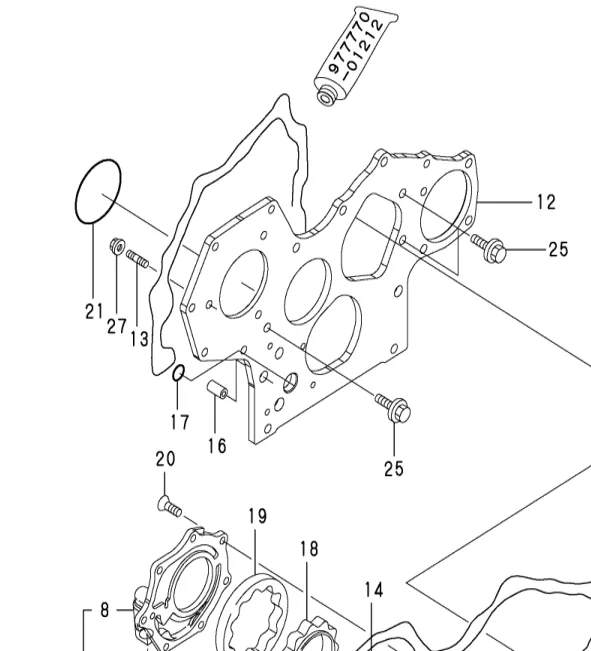 26306-080002 — NUT, M8 exploded diagram