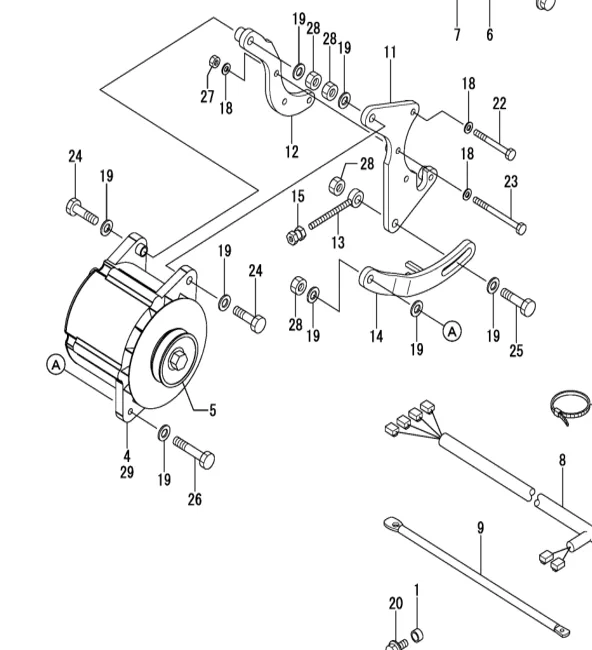 26716-120002 — NUT, M12 exploded diagram